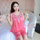 Soft Sleeveless Sleepwear 2 Pcs Set