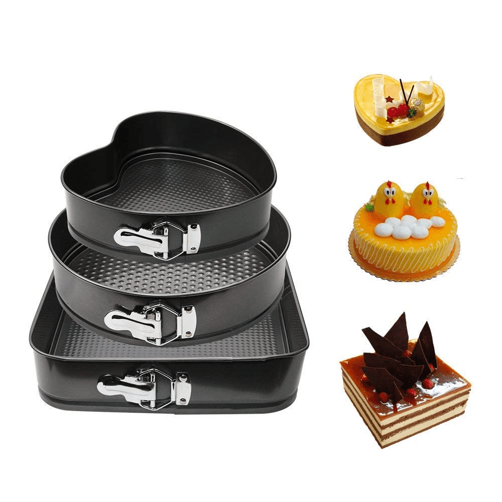 Cake Mould Pan Set 3 Pcs QYX-403