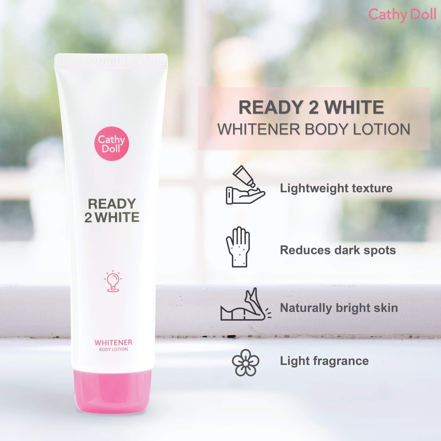 Cathy Doll Ready 2 White Brightening Body Lotion - 150ml