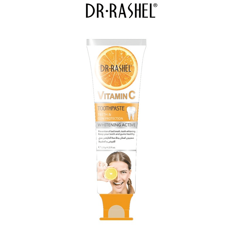 Dr.Rashel Vitamin C Brightening Active Toothpaste - 120g