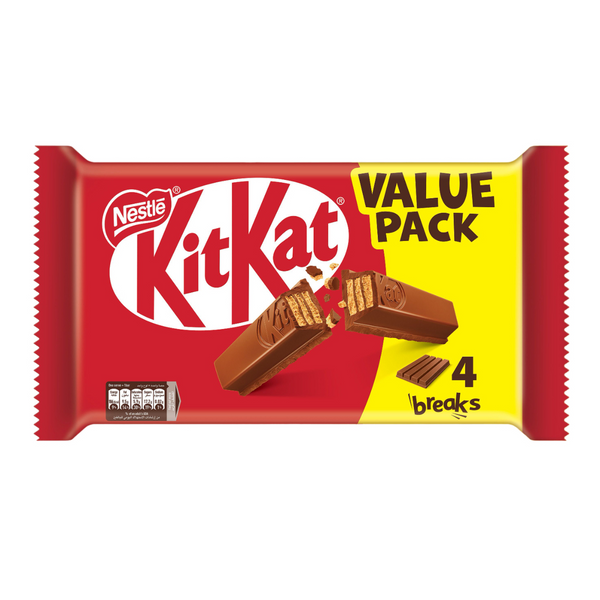 نستله كيت كات شوكولاتة 4 قطع عبوة اقتصادية - 4 × 36.5 (146 جم)