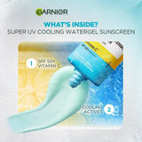 Garnier Super UV Cooling Watergel Sunscreen SPF 50+ PA++++ - 30ml