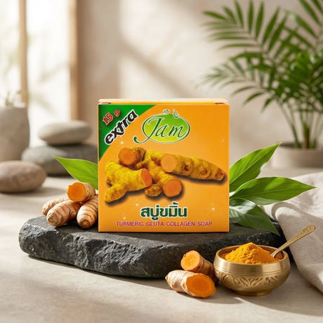 Jam Turmeric Gluta Collagen Thailand Soap - 65g