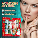 Sadoer Moisturizing Hand Cream & Lip Balm Set - 8Pcs Set