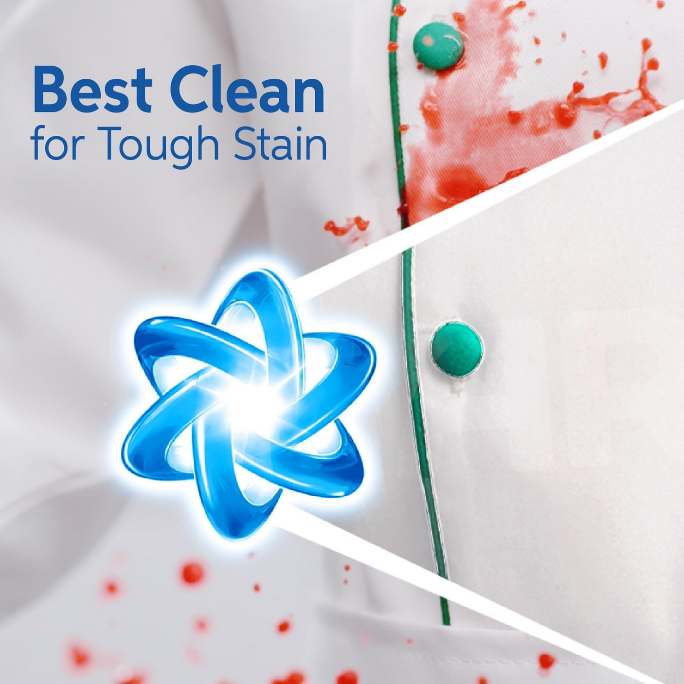 Ariel Tough Stain Removal Detergent Powder - 1Kg