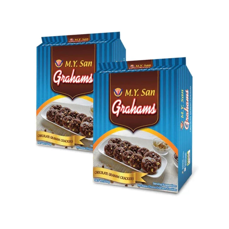 M.Y. San Grahams Chocolate Graham Crackers 225g × 2 Pcs (Offer)
