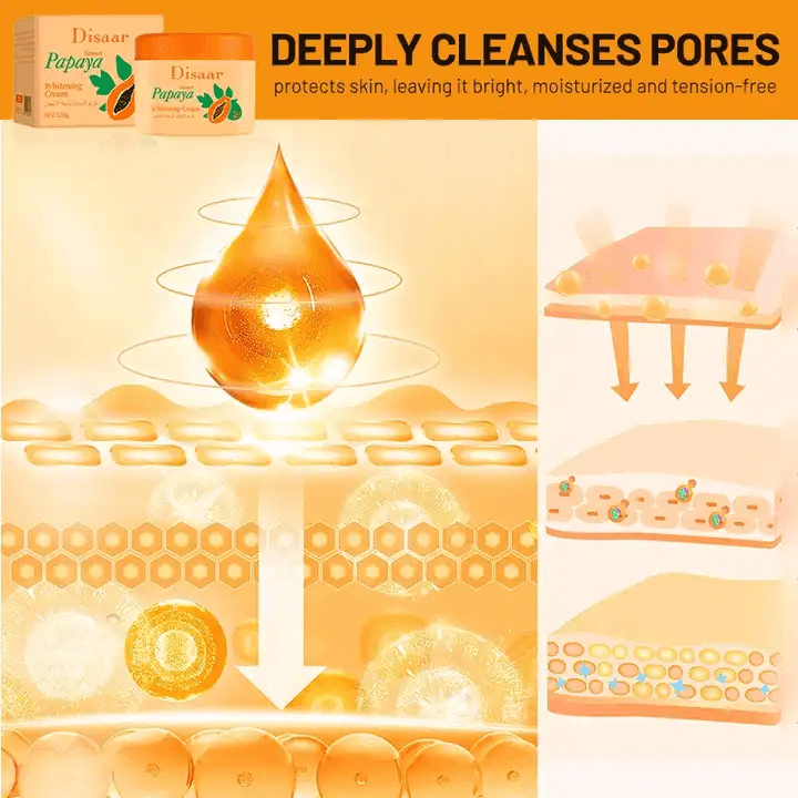 Disaar Papaya Extract Brightening Cream - 120g