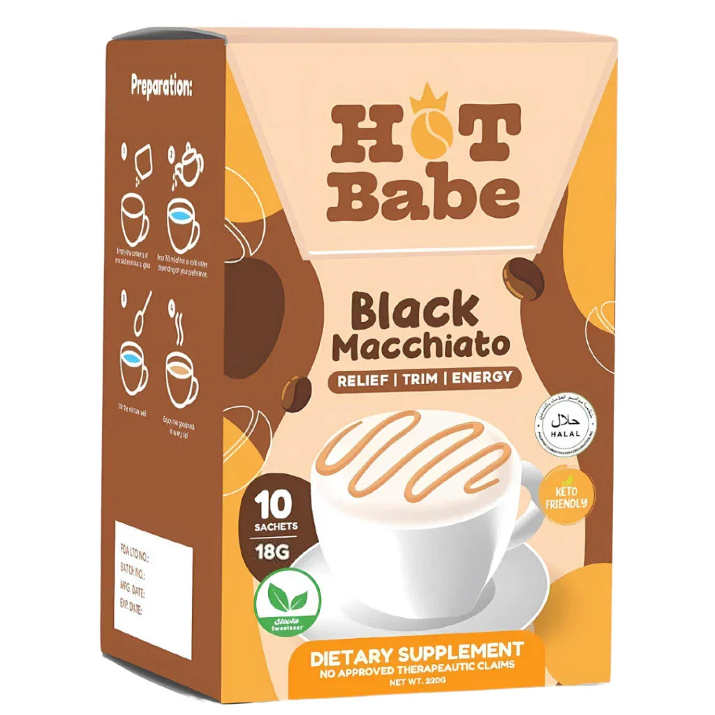 Hot Babe Black Macchiato - 180g