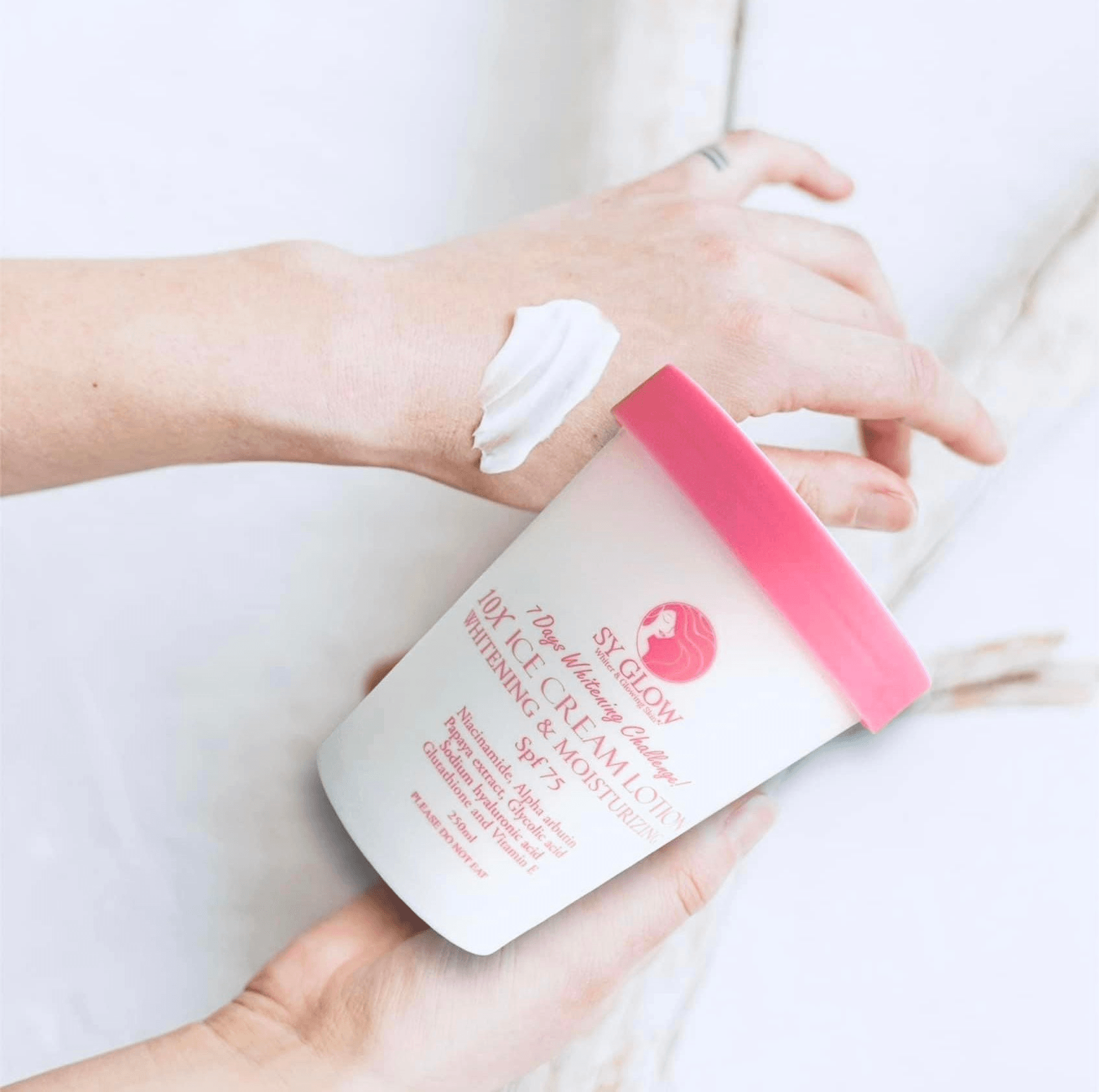 SY GLOW 10X Ice Cream Body Lotion SPF 75 - 250ml