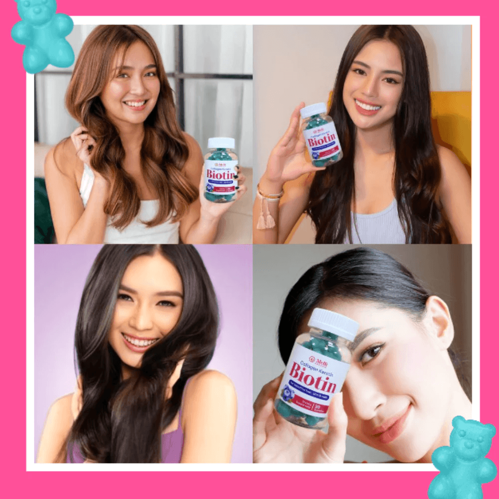 Melli Organic Collagen Keratin Biotin Gummies