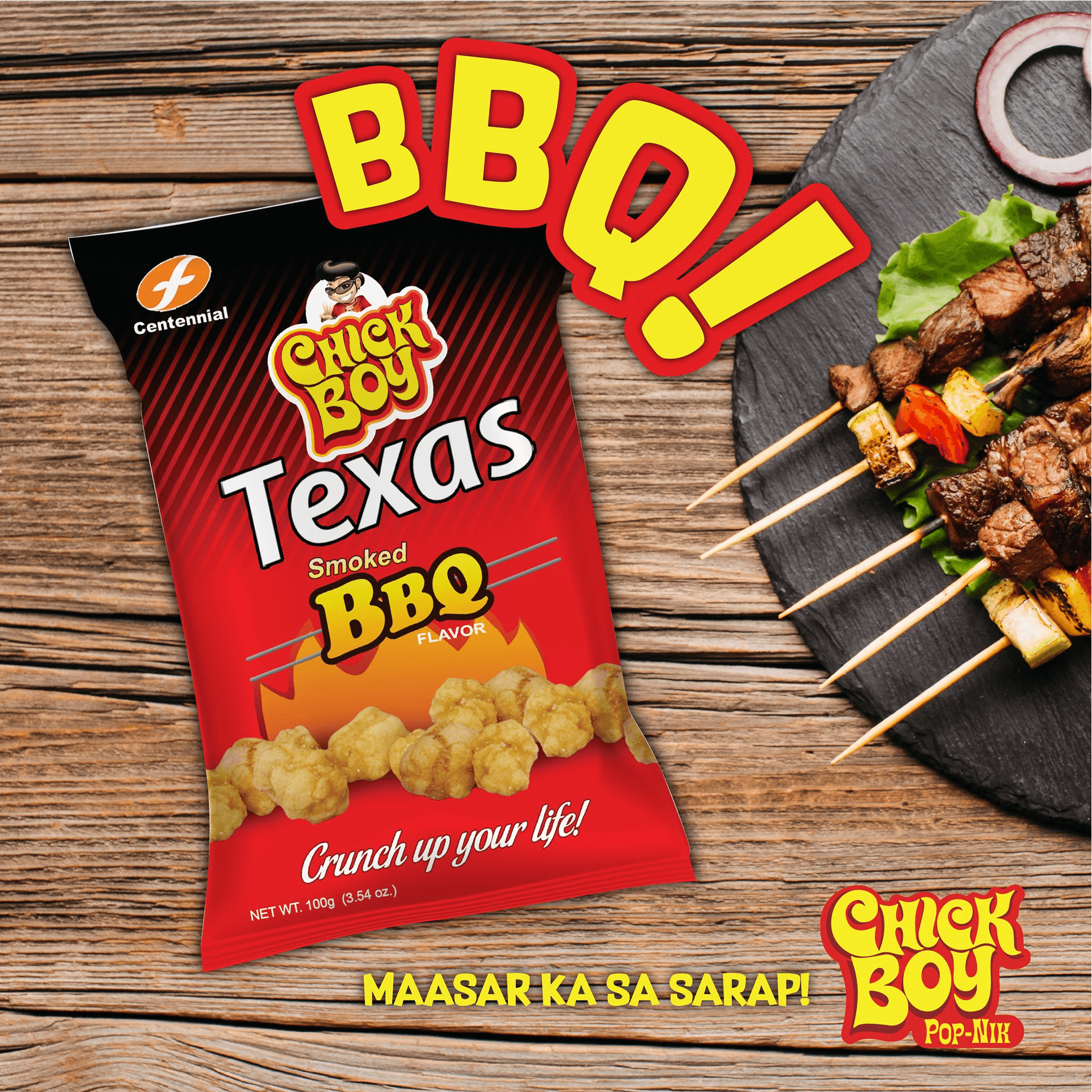 Chick Boy Texas Smoked BBQ Flavor 100 gm