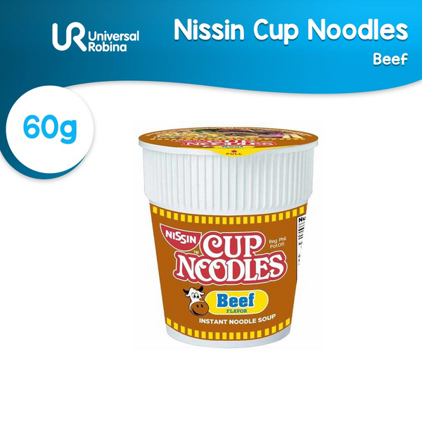 Nissins Cup Noodle Beef 60g