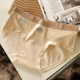 Women's Antibacterial Breathable Cotton Briefs 3Pcs Set #E3075