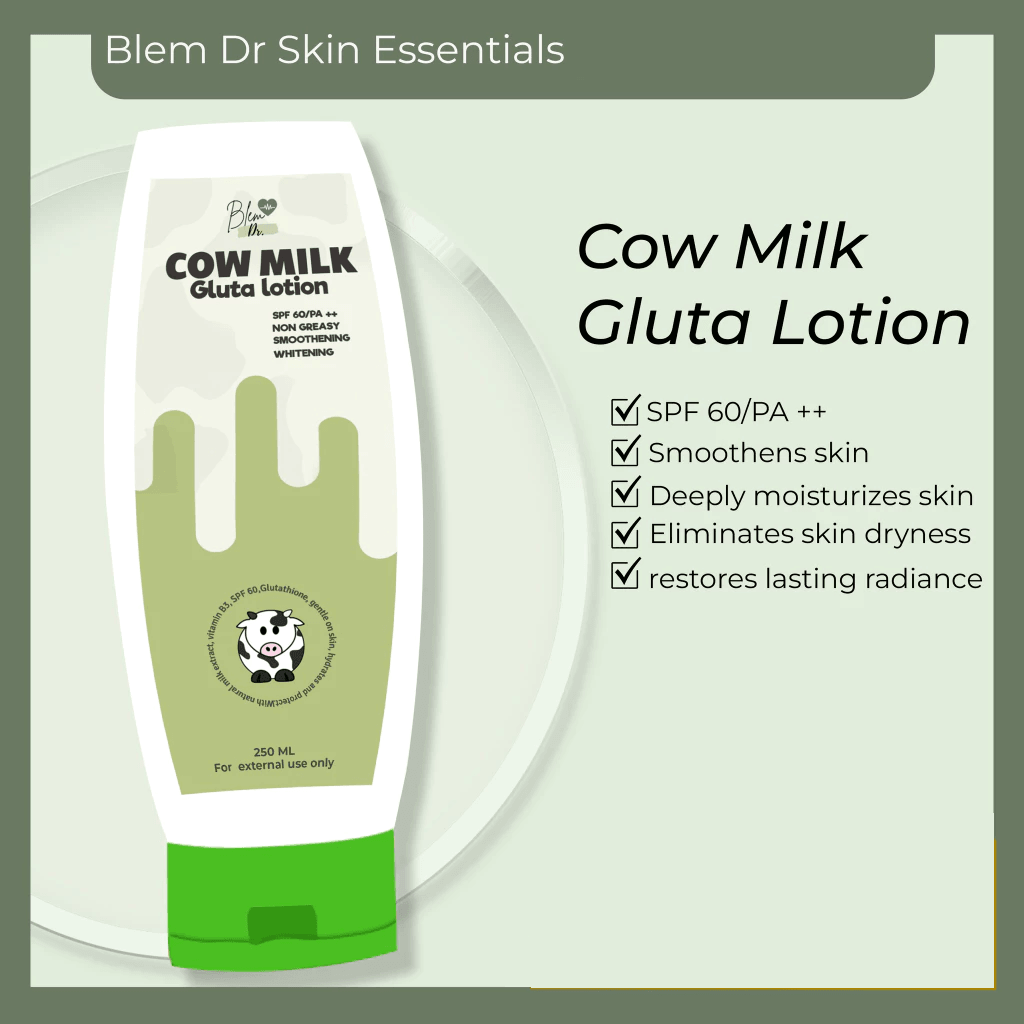 Blem Dr Cow Milk Gluta Lotion With SPF 60 - 250ml