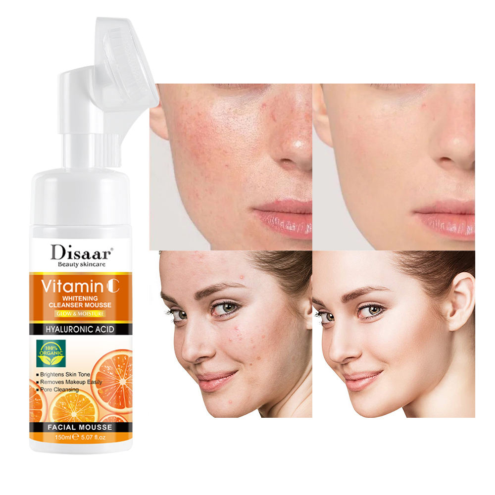 Disaar Vitamin C Brightening Hyaluronic Acid Facial Mousse - 150ml