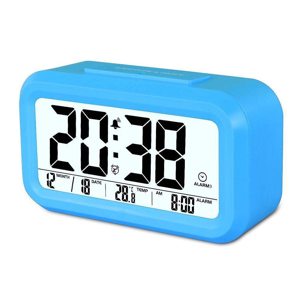 Multi-Function LCD Digital Alarm Clock
