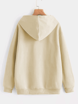 Cozy Fleece-Lined Winter Hoodies With Kangaroo Pocket - 2082
