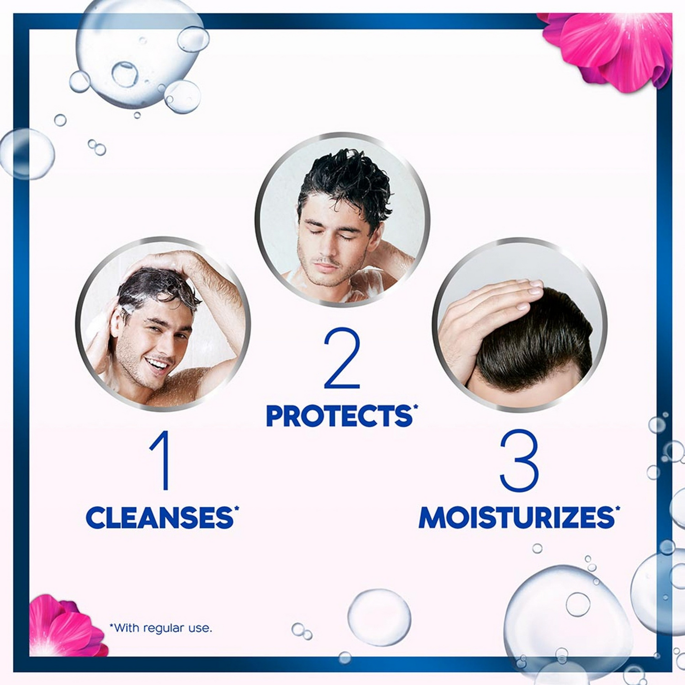 Head & Shoulders Smooth & Silky Anti-Dandruff Shampoo - 350ml+190ml
