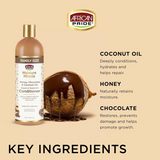 African Pride Moisture Miracle Honey Chocolate & Coconut Oil Conditioner - 473ml