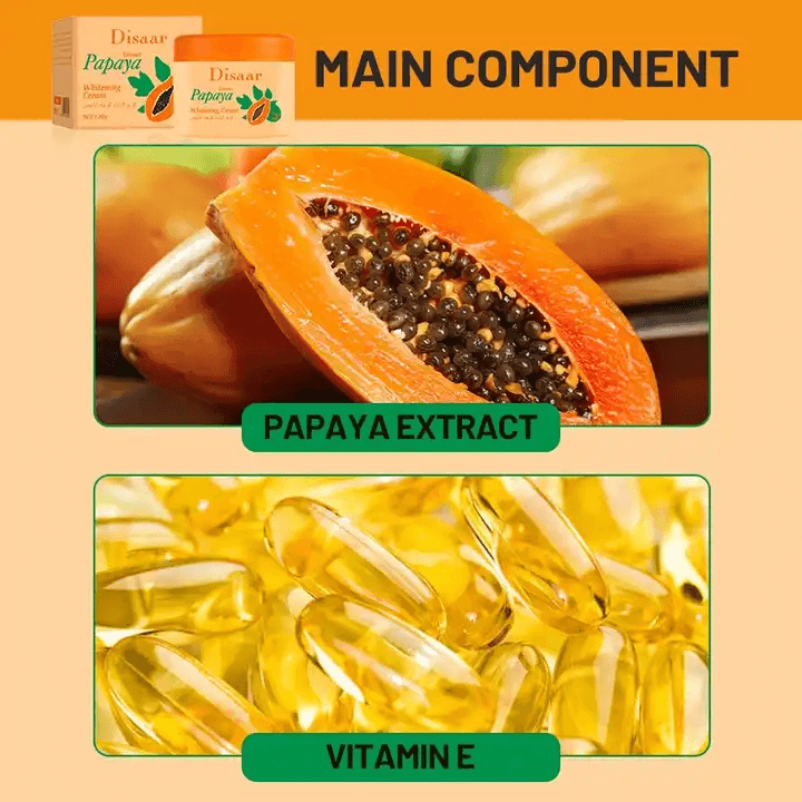 Disaar Papaya Extract Brightening Cream - 120g