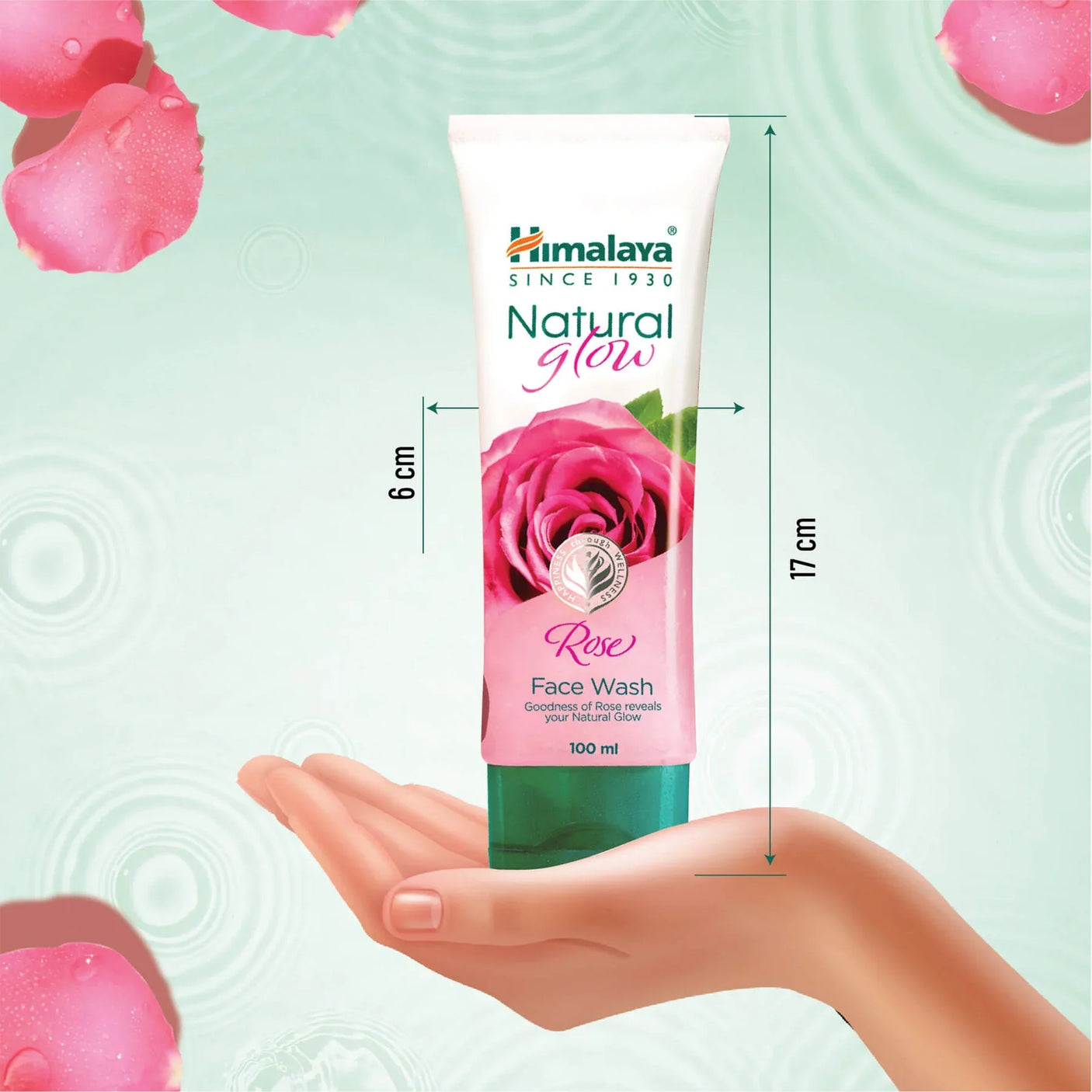 Himalaya Natural Glow Rose Face Wash - 100ml