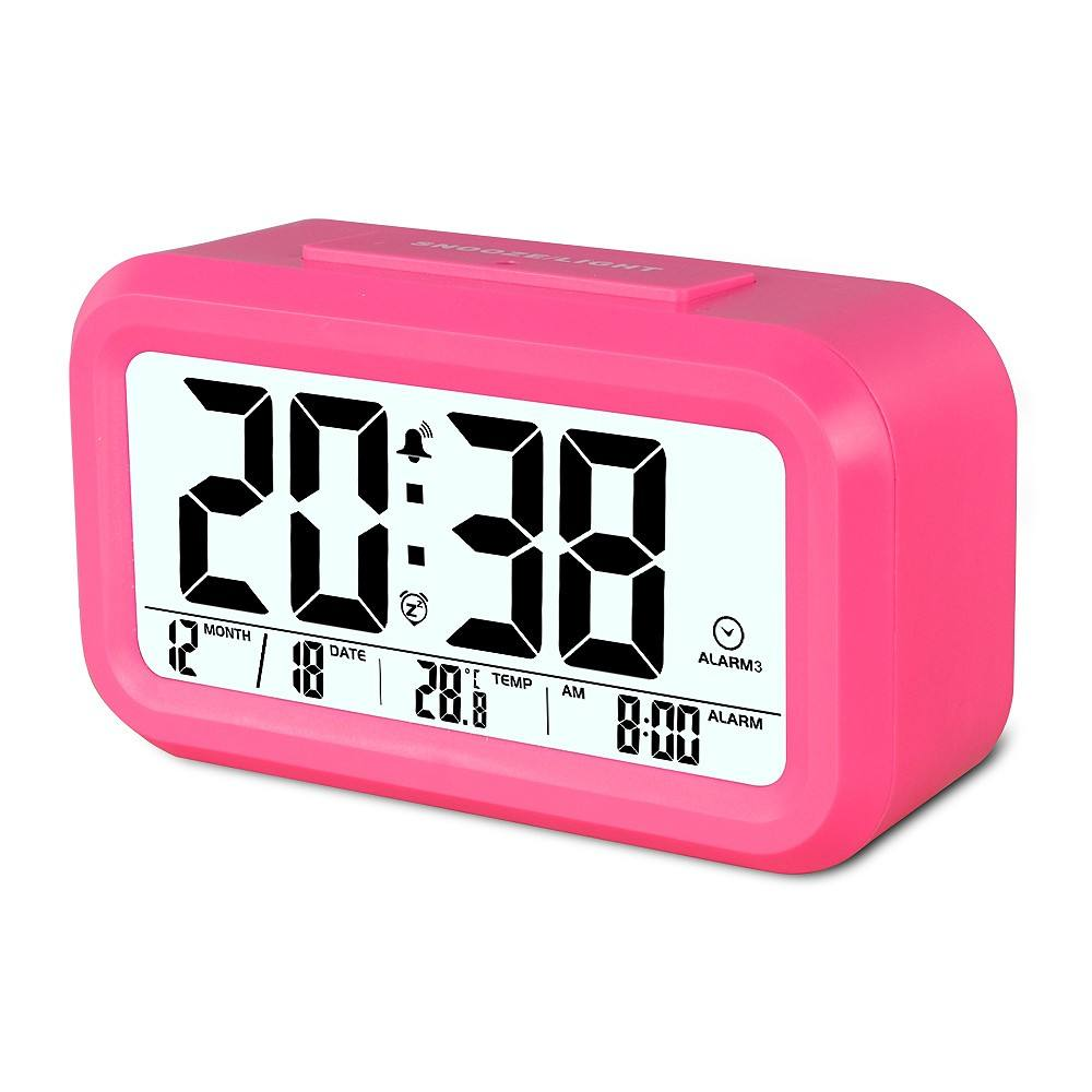 Multi-Function LCD Digital Alarm Clock