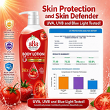 لوشن الجسم 888 Total White بخلاصة الطماطم ومعامل حماية SPF50+ - 500 مل