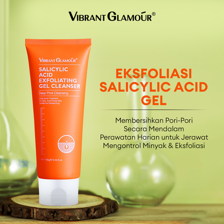 Vibrant Glamour Salicylic Acid Exfoliating Gel Cleanser - 100g