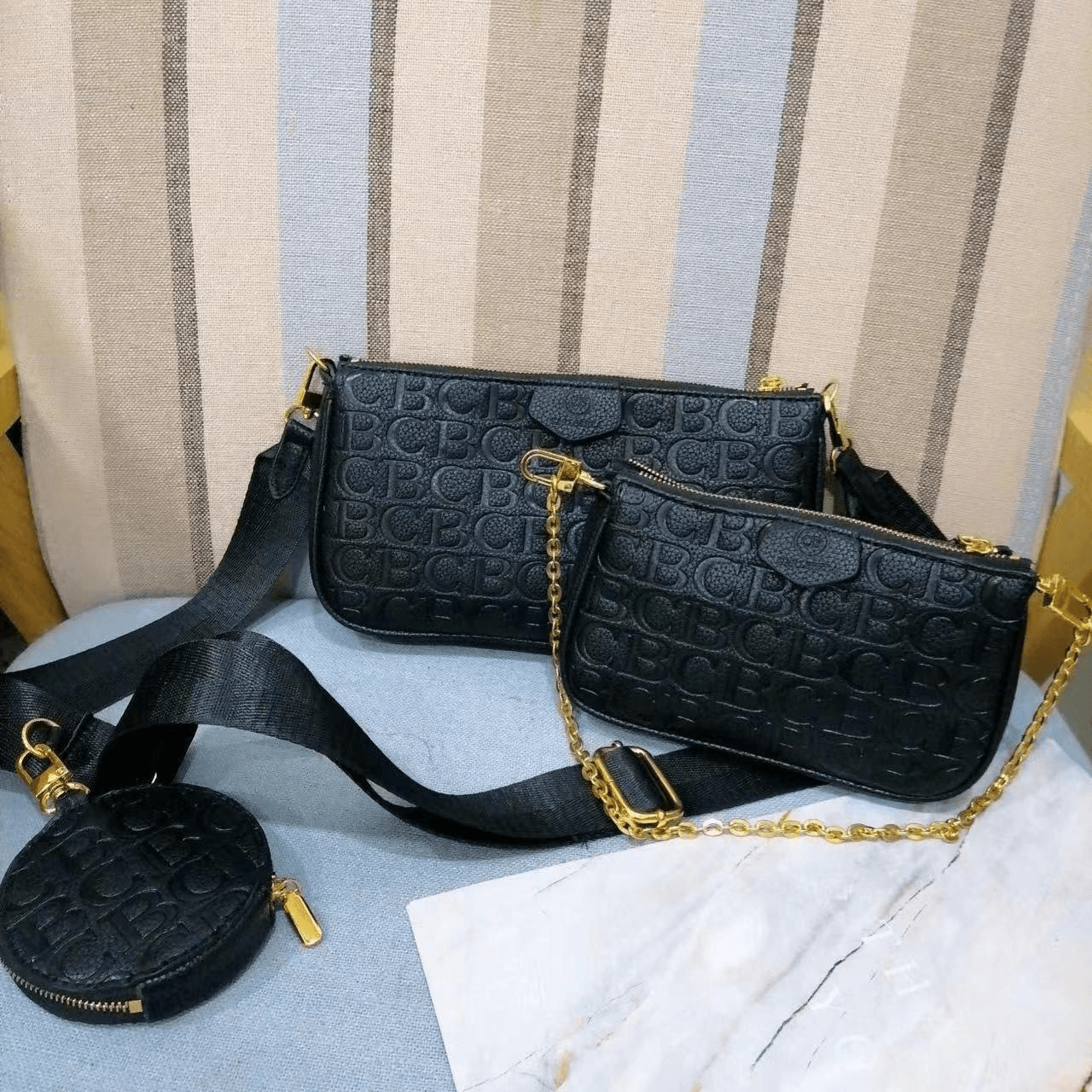 حقيبة كروس بودي كارلسبيلا فاشون - مجموعة من 3 قطع - CB42695