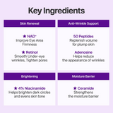 Numbuzin No.9 NAD+ Retinol Volumetox Eye Cream - 10ml