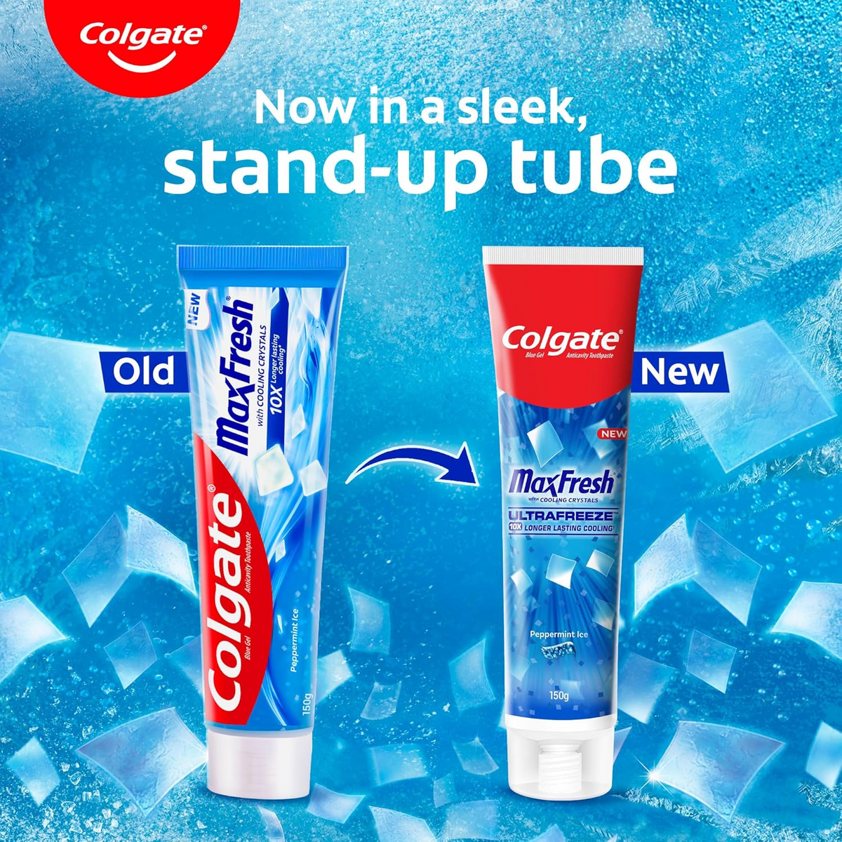 Colgate Max Fresh Ultra Freeze Toothpaste - 150g (Blue)