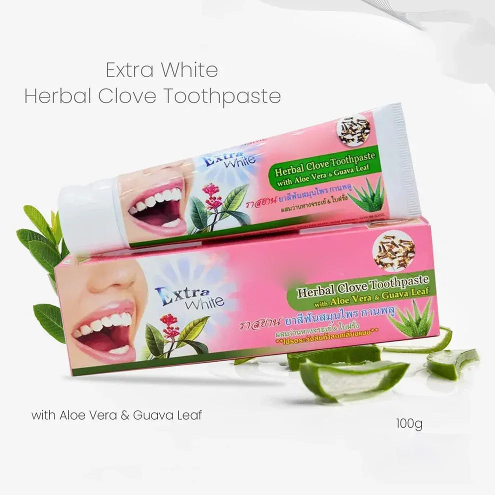 Rosyon Extra White Herbal Clove Toothpaste - 100g (Thailand)