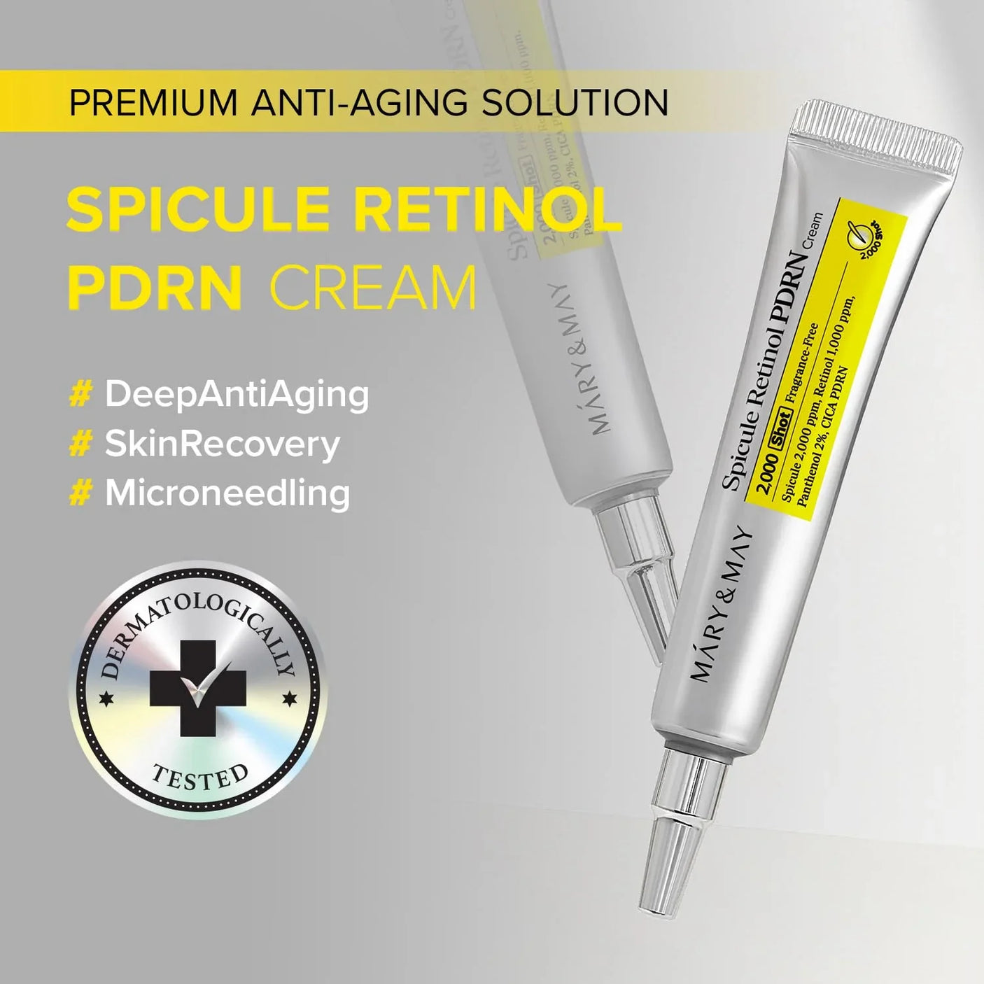 Mary & May Spicule Retinol PDRN Cream - 15g