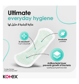 Kotex Antibacterial Pantyliners - 64 Liners
