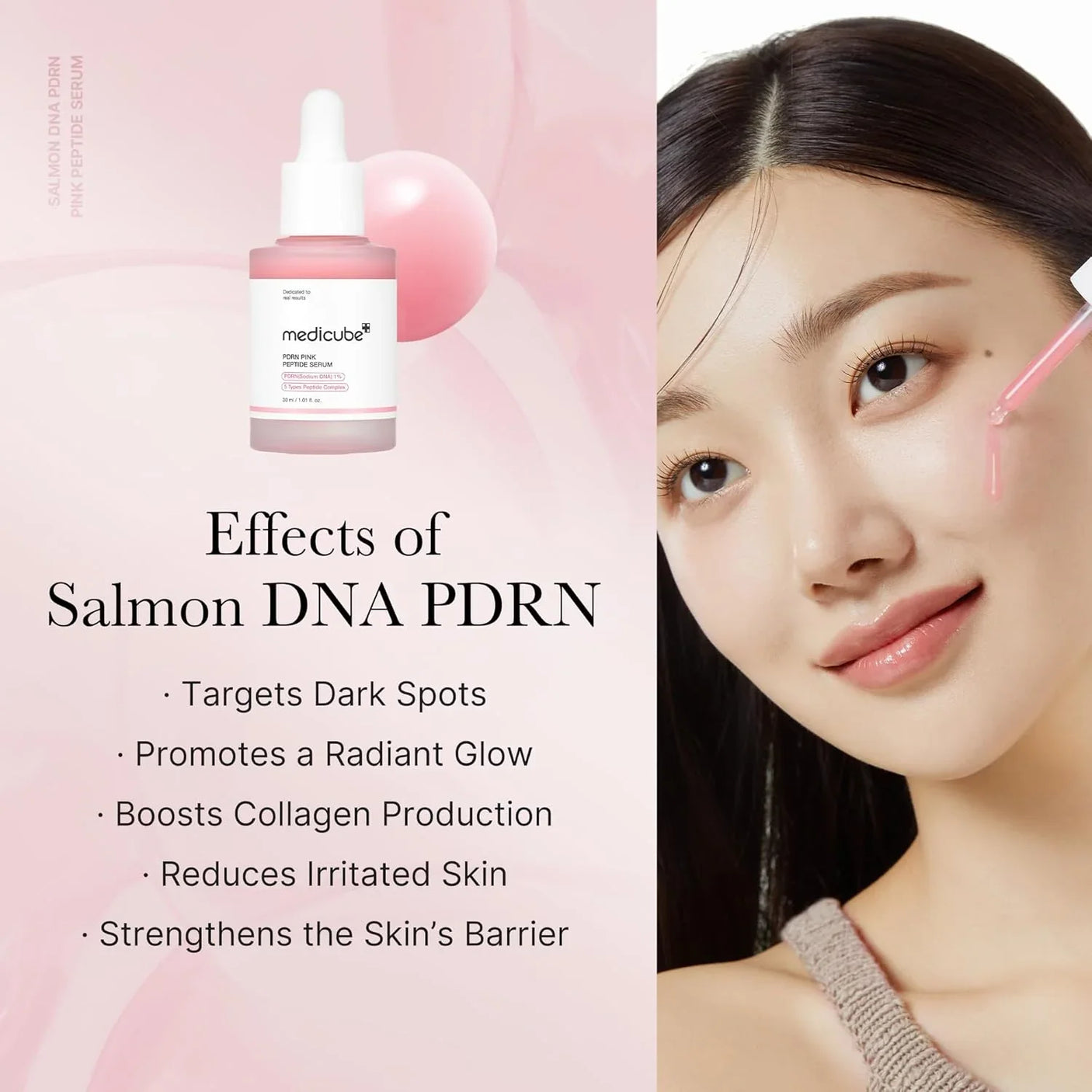 Medicube PDRN Pink Peptide Serum - 30ml