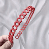 Non-Slip Circle Design Headbands Assorted Color - 1 Pcs (KT-217B-424)