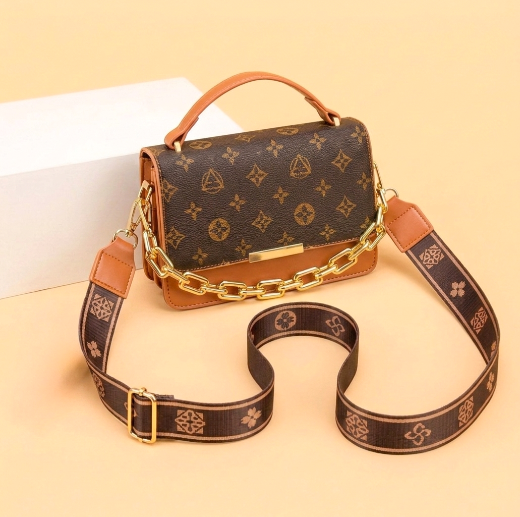 Women's Luxury Korean Design Crossbody Bag With Big Chain RD226#