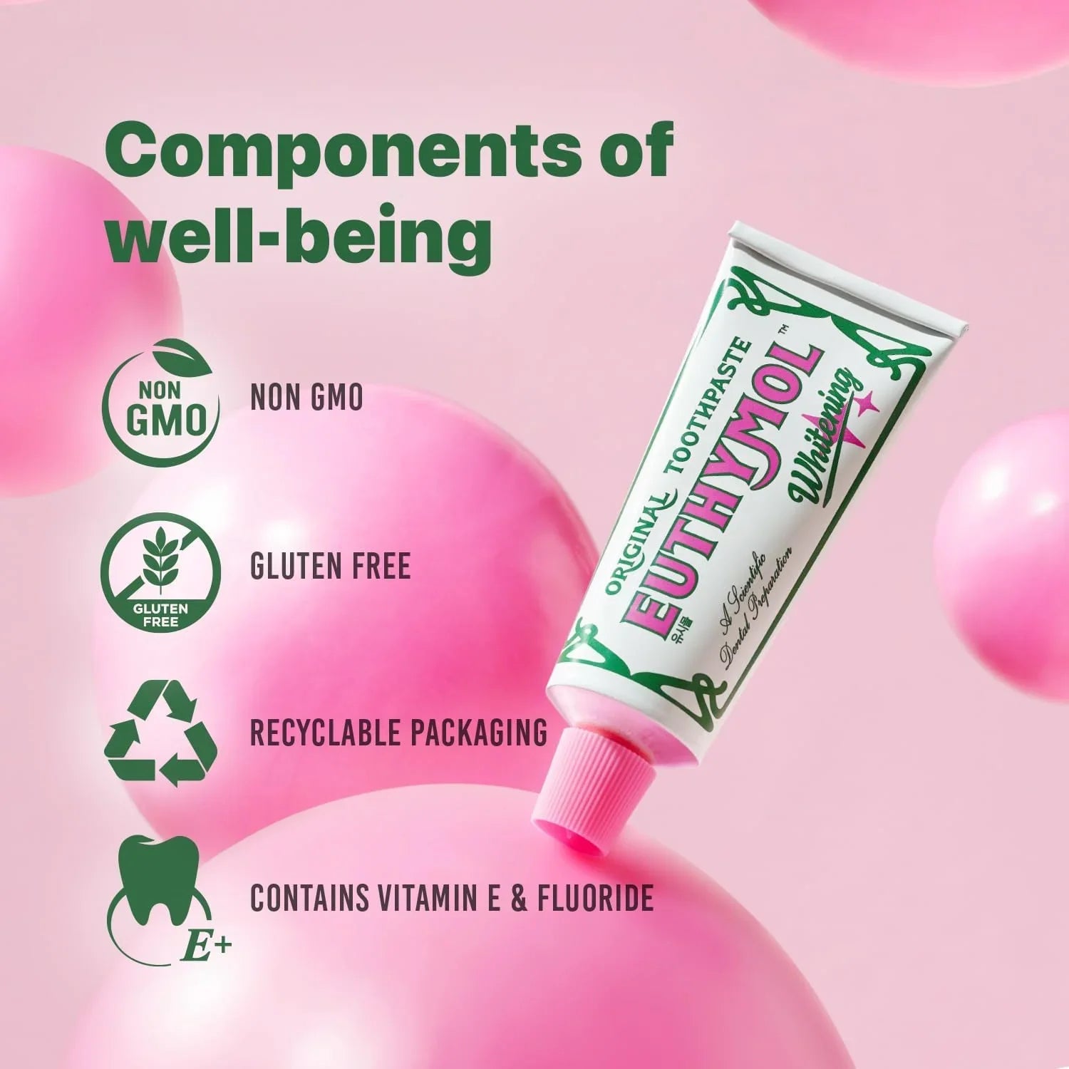 Euthymol Brightening Original Toothpaste - 75ml