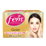 Fem Creme Bleach Gold with 24K Gold Dust - 40g