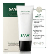 SAAM Rich Foam Camellia Flower Soft Facial Cleanser - 120ml