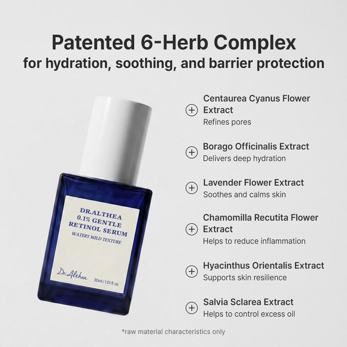 Dr.Althea 0.1% Gentle Retinol Serum - 30ml