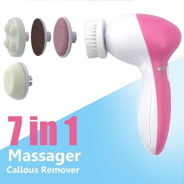 Portable 7 In 1 Callous Remover & Massager AE-8783