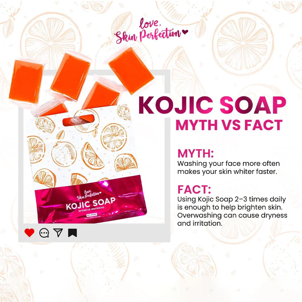 Love Skin Perfection Kojic Soap in a Bag - 7 Bars (500g)