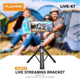 حامل ثلاثي وعصا سيلفي لاسلكية - K7 Pro