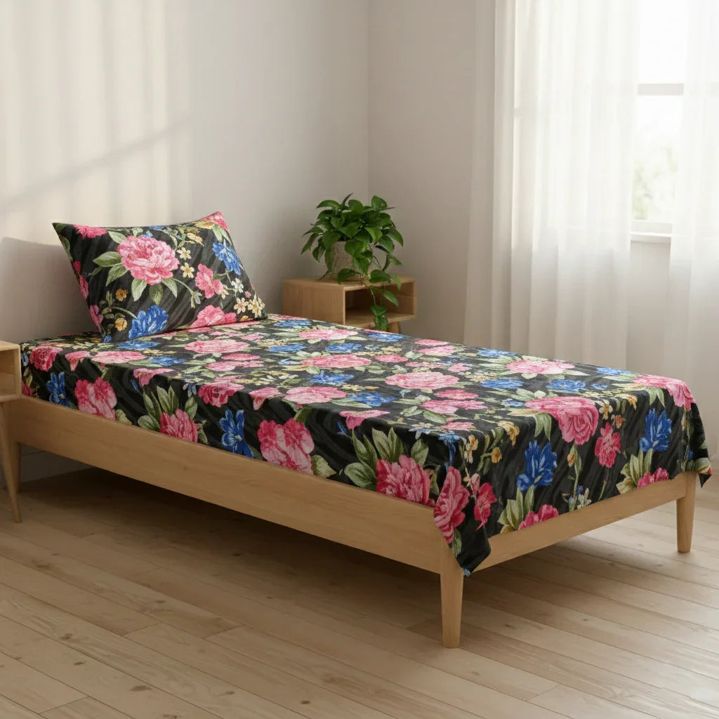 Active Single Flatsheet With One Pillow Cover - 150 x 230 CM