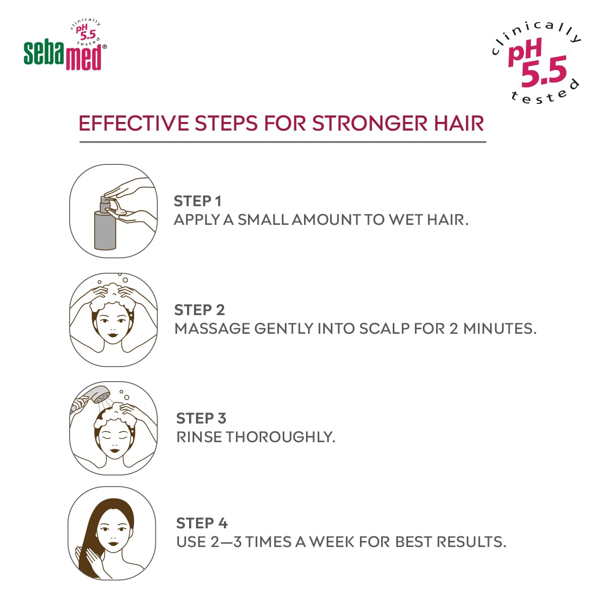 Sebamed Anti-Hairloss Shampoo - 200ml (Germany)