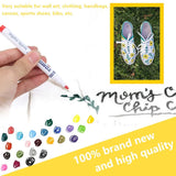 Yomixmax Waterproof Textile Marker & Colouring Pen 8 Colors DM-350