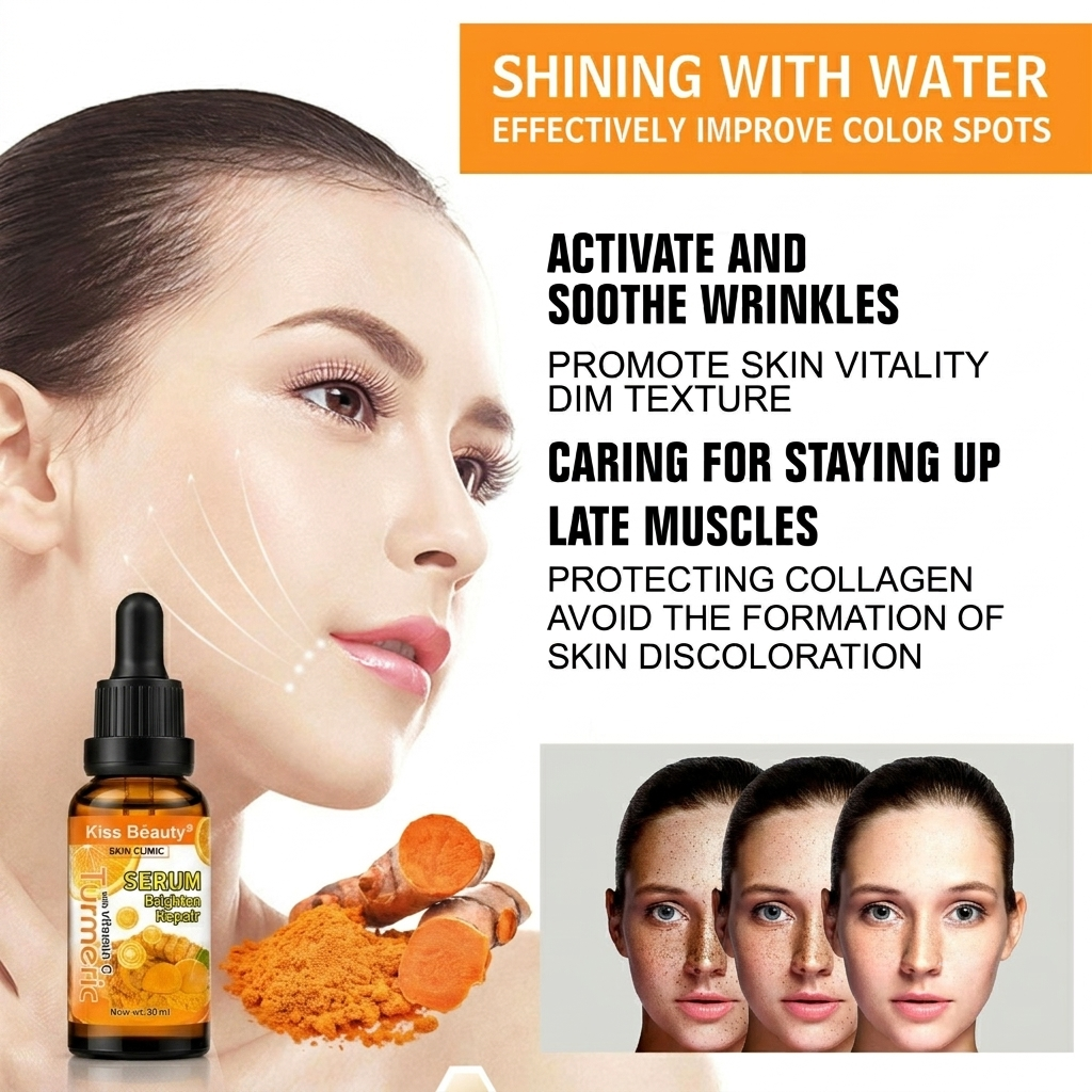 Kiss Beauty Turmeric with Vitamin C Face Serum - 30ml