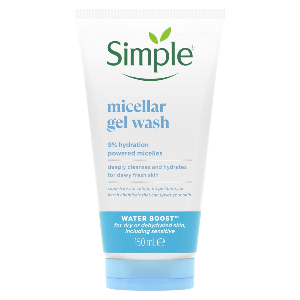 Simple Water Boost Micellar Facial Gel Wash - 150ml