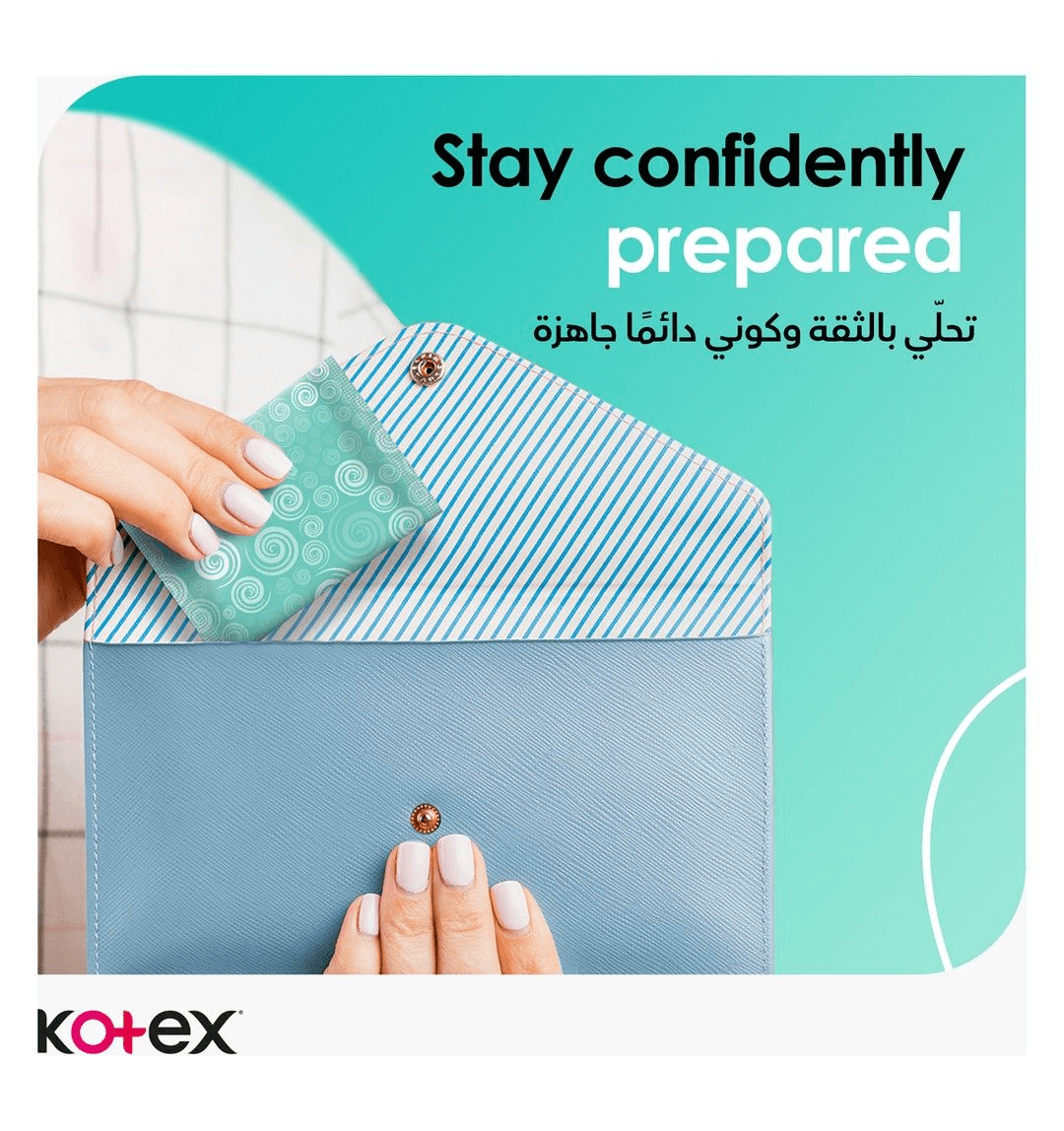 Kotex Antibacterial Pantyliners - 64 Liners